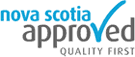 All of our Nova Scotia cottages are 'Nova Scotia Approved'.
