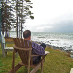 An stormy sky envelops St. Mary's Bay.