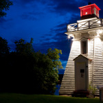 This Nova Scotia lighthouse is in nearby Annapolis Royal and is easy to access along the waterfront boardwalk. A great night shot from Jordan Crowe on Flickr.