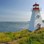 Boar's Head Lighthouse on Long Island, Digby County, Nova Scotia (Dennis Jarvis photo).