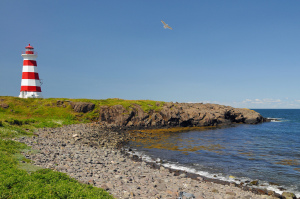 The Western Light on Brier Island, Nova Scotia (Dennis Jarvis photo).