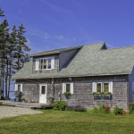 The backyard view of our Cape Cod Cottage.