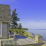 Our seaside cottage features an unparalleled view of St. Mary's Bay.