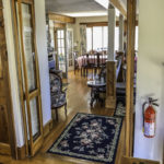 The view into the large living room and dining area. Plenty of space to entertain and relax.